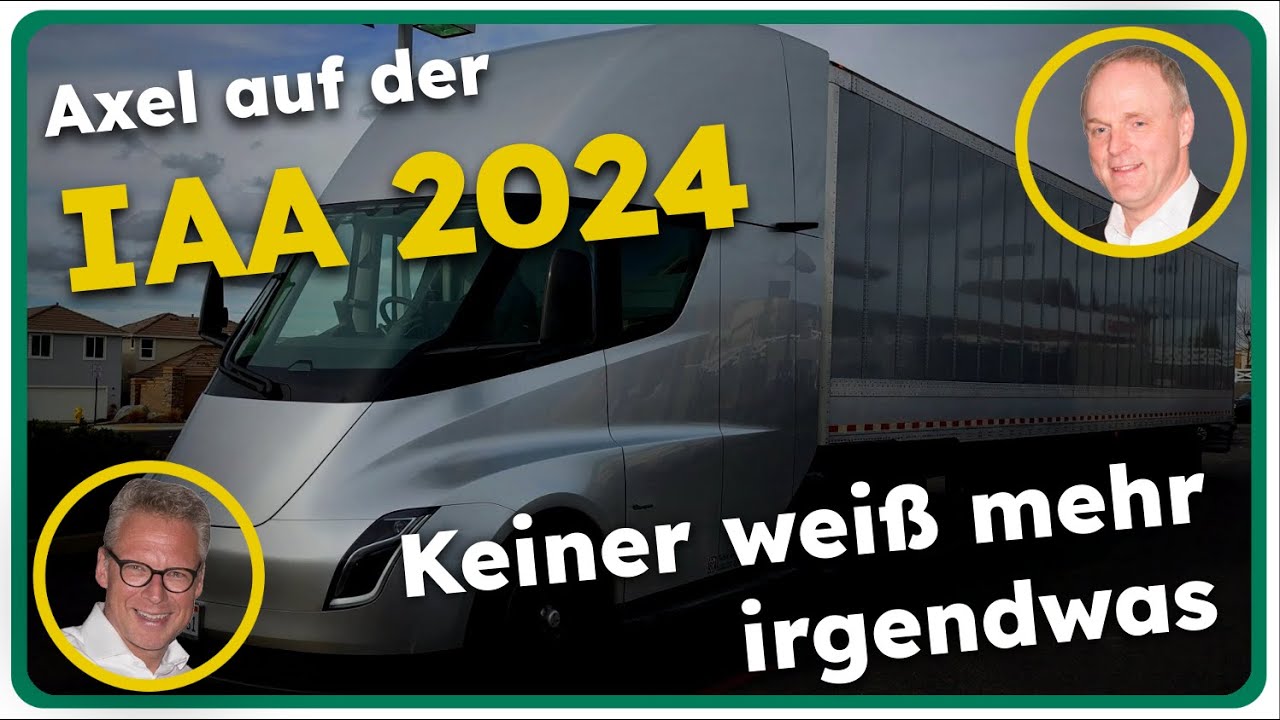 Axel auf der IAA 2024 - Große Unsicherheit in der Industrie // Wir heißen Axel - Folge 439