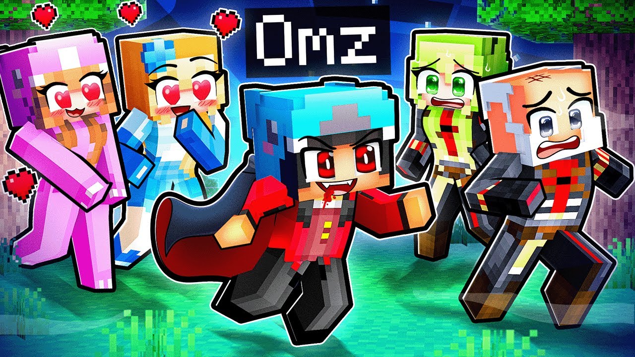Playing as a BABY VAMPIRE KING to Rizz Girls in Minecraft!
