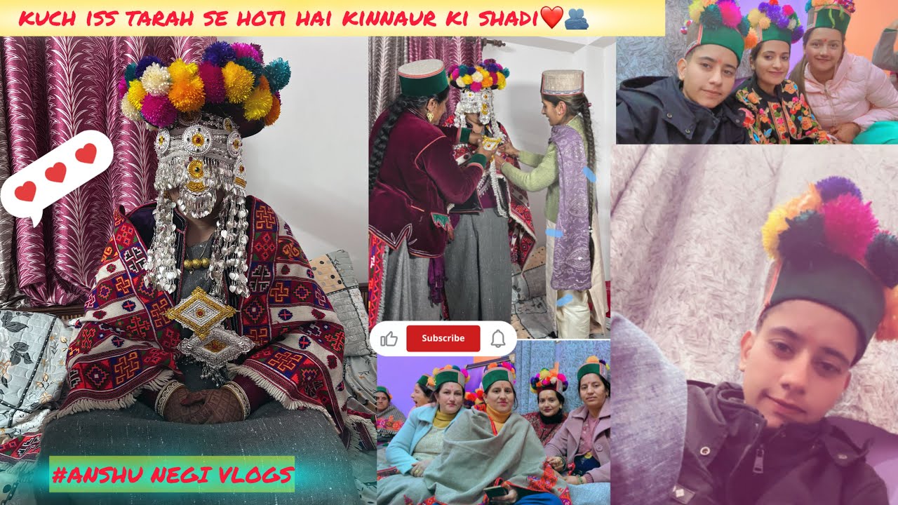Kuch iss tarah se hoti hai kinnaur ki shadi ❤️🏔️
