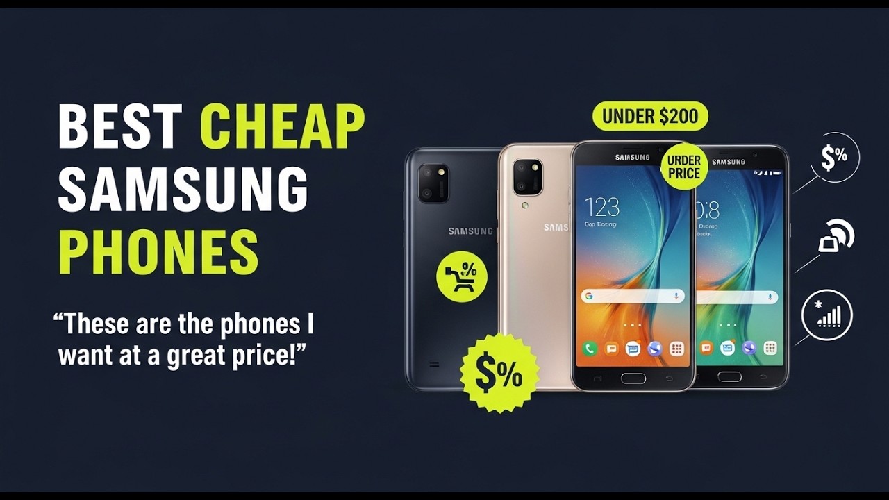 TOP 5 Best Cheap Samsung Phones 2026 | These Cheap Samsung Phones Are Surprisingly Powerful