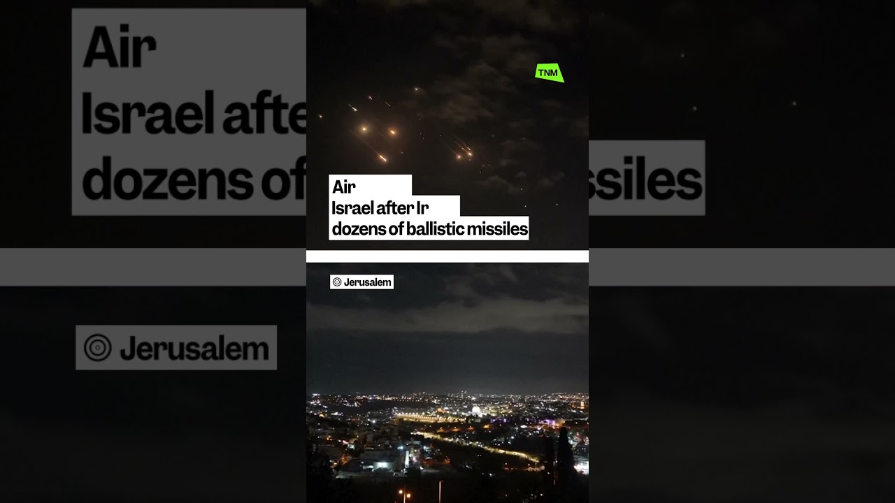 Air raid sirens sound in Israel after Iranian missile attack