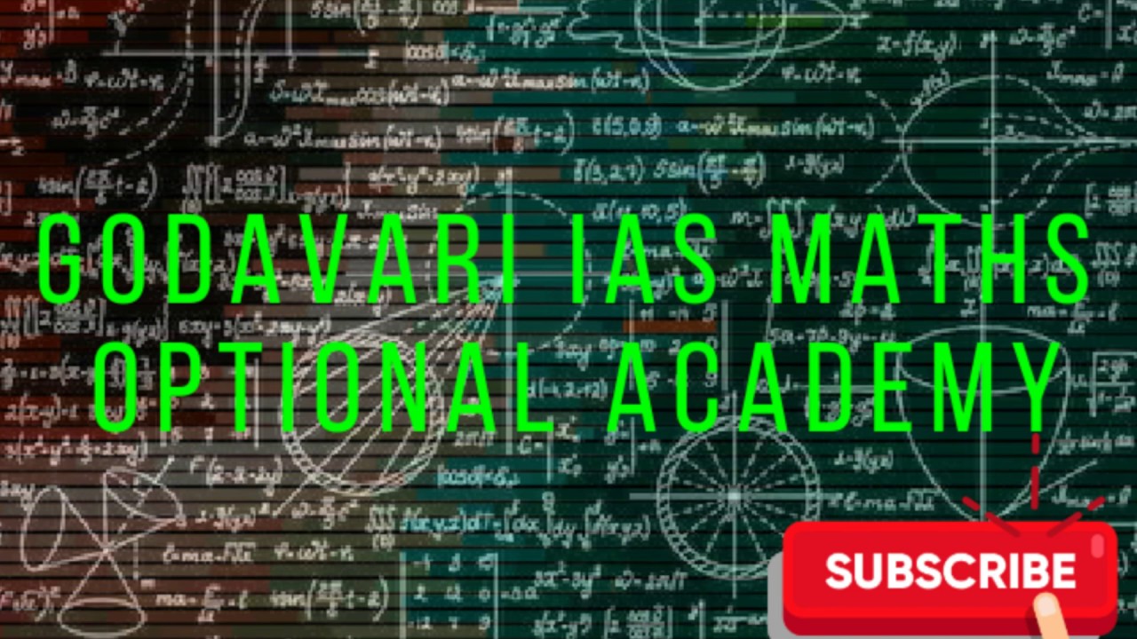 GODAVARI IAS maths optional academy intro