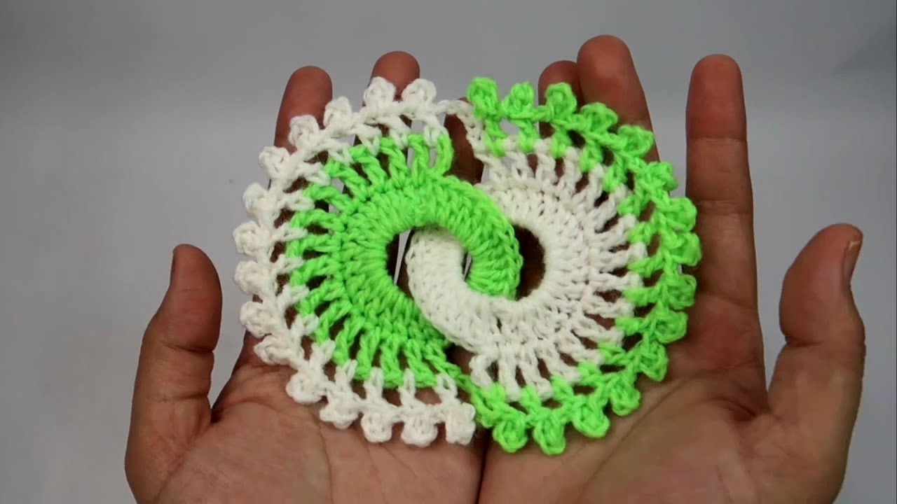 How to Crochet Intertwined Circle Motiff