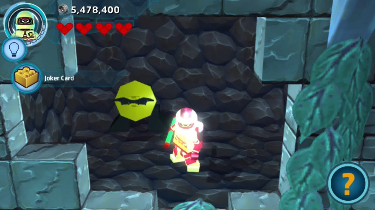 Lego Batman 3: Beyond Gotham (PS Vita/3DS/Mobile) The Underground Caverns - Red Brick/Joker Card