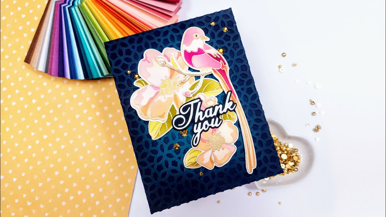 ASD August Release & Giveaway | Bold Thank You Card