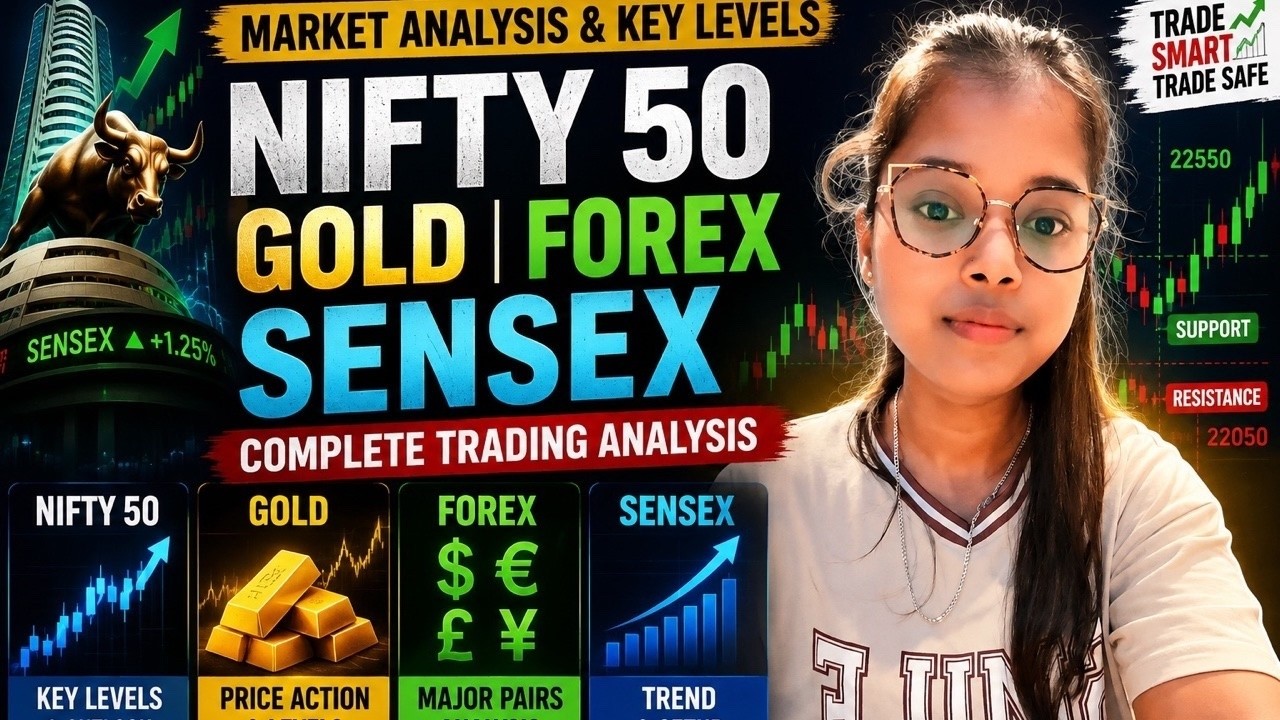 Nifty 50, Gold, Forex & Sensex Trading: Market Analysis & Key Levels