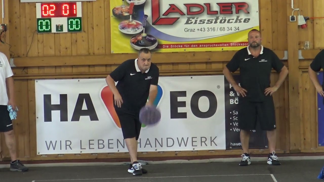 Landesmeisterschaften Stocksport Herren Finale Austria Graz 1 - ESV Union Söchau