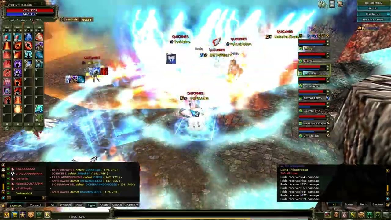 Felis BF PK FARM / Bi pride bi PİLİÇE bi pride bi PİLİÇE :D #knightonlinepk #knightonline #gaming