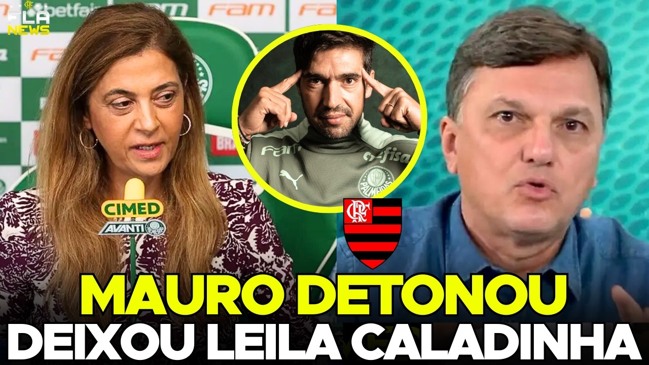 MAURO CEZAR DEU no MEIO DE LEILA! TOMOU uma PANCADA do FLAMENGO! SEM PENA, SEM DÓ!