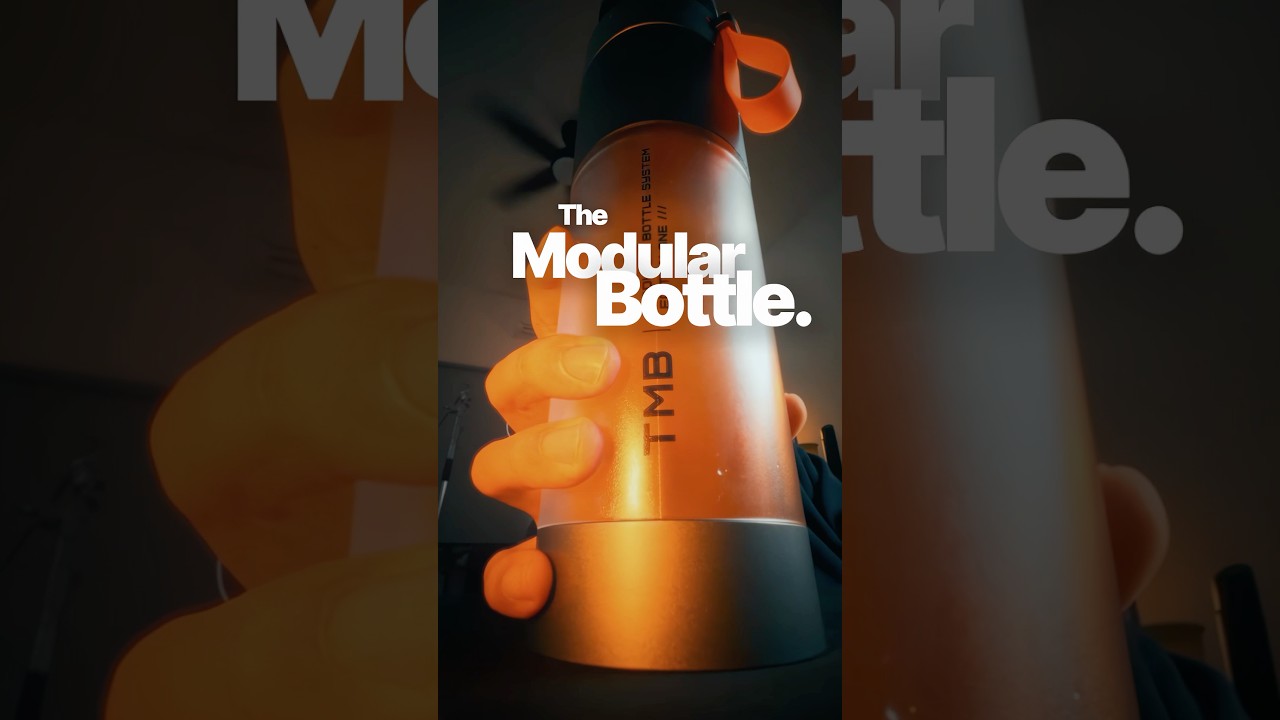 This is the #1 funded bottle on Kickstarter ✨ #bottle #modularbottle #tech