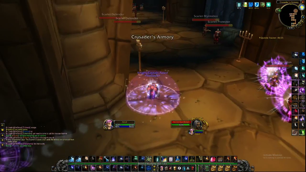 SM armory kill strat no blizzards! (TBC Prepatch)