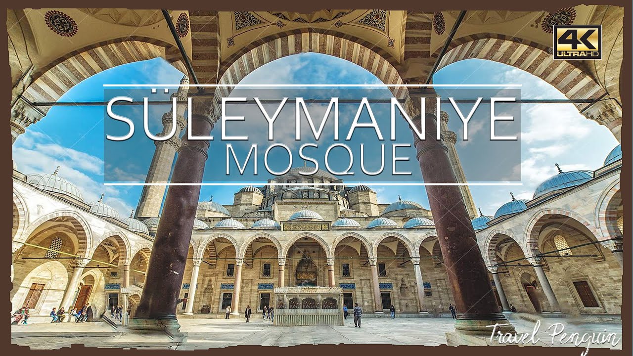 Mosque Süleymaniye - Istanbul ● Turkey 🇹🇷 【4K】Cinematic Travel Video