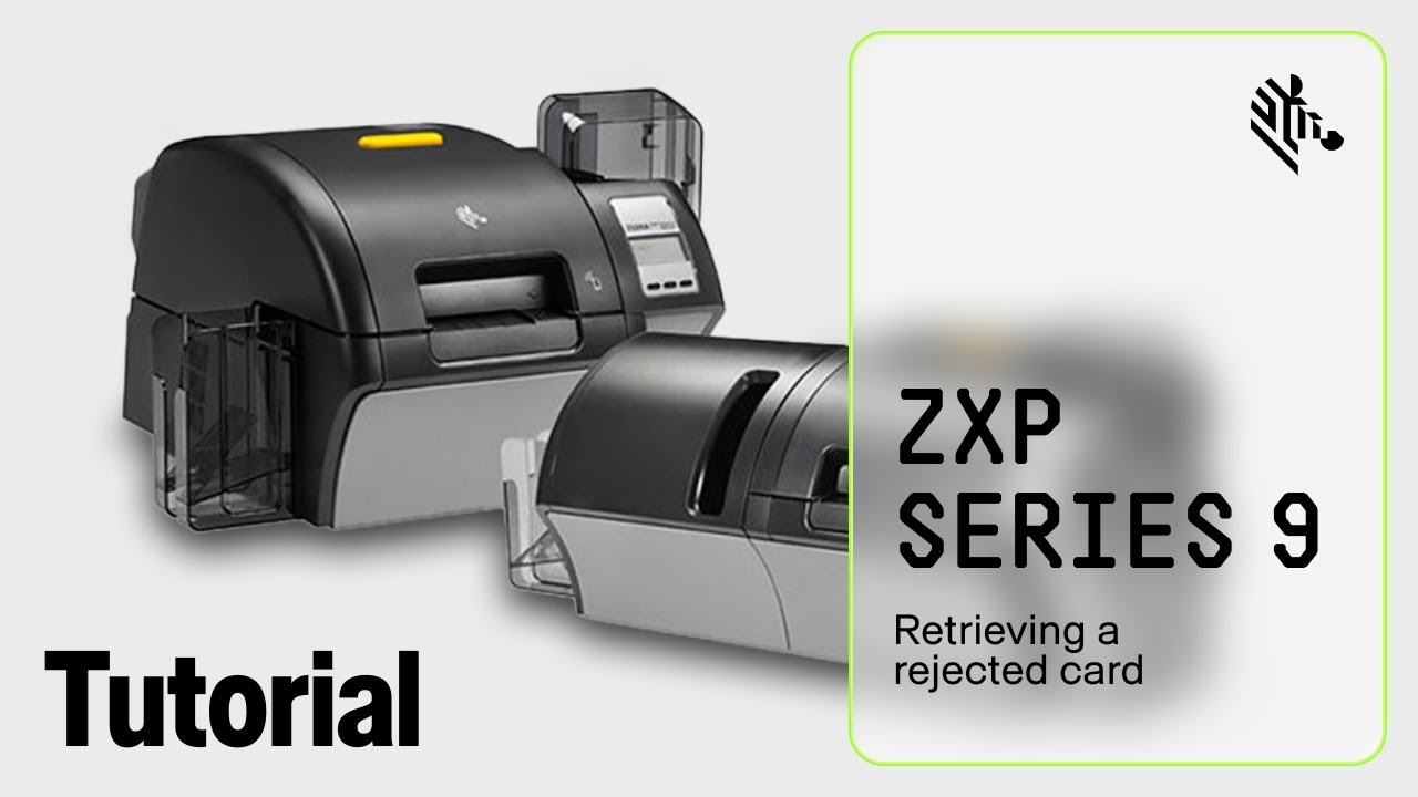Zebra ZXP 9 How To: Retrieve a Rejected Card