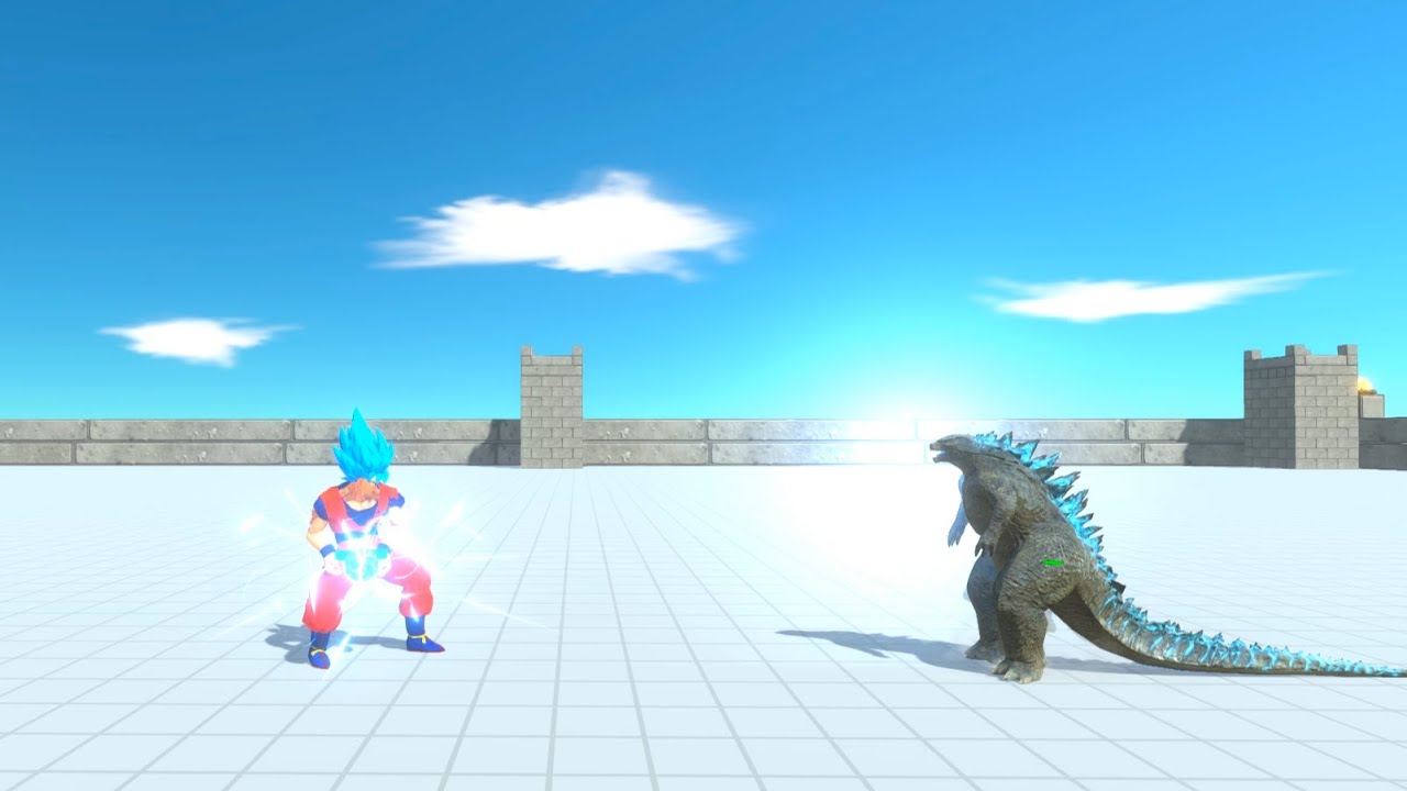 Goku vs Kaiju same size animal revolt battle simulator
