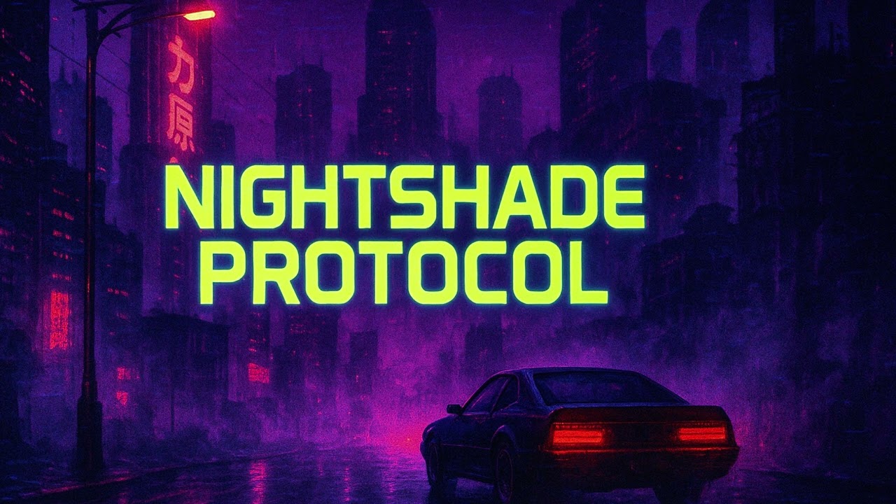 Nightshade Protocol | DarkSynth Horror Drive 🌃💀 | Retro Cyberpunk Synthwave