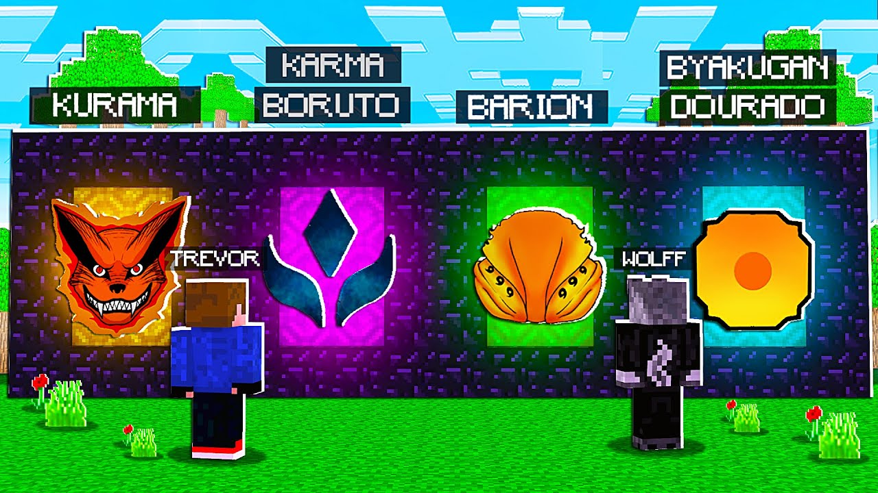 NÃO ESCOLHA O PORTAL ERRADO DE NARUTO VS BORUTO DE NARUTO JEDY NO MINECRAFT POCKET EDITION!!