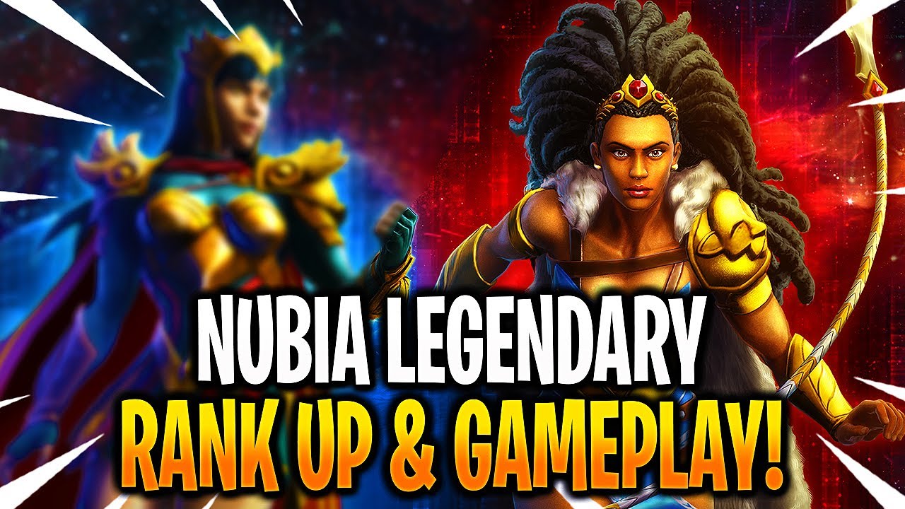 New Character Nubia Legendary Rank Up & Gameplay! - DC Legends