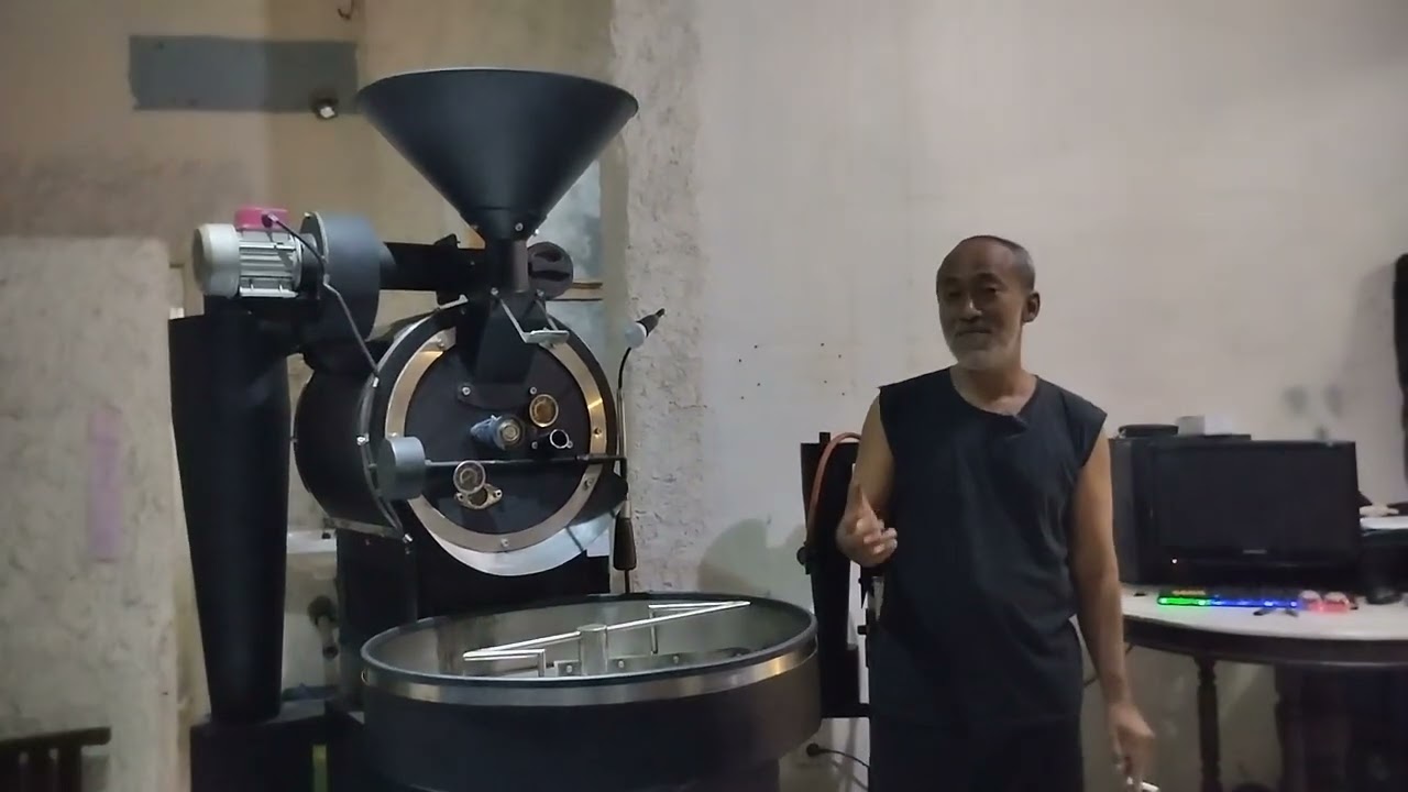 Mengenal bagian Dan fitur dari mesin roasting time drum, direct burner