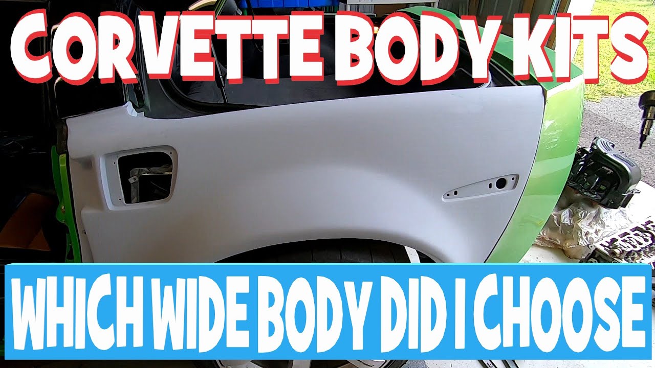 Comparing different Corvette widebody kits.