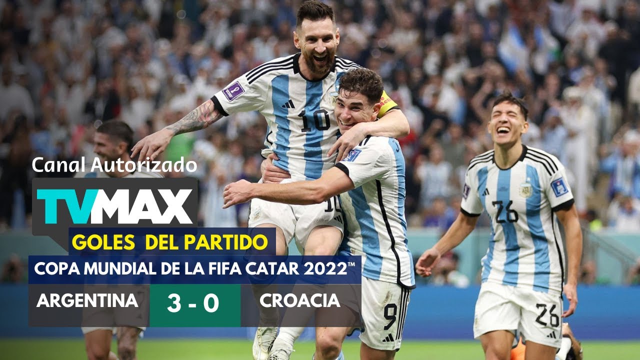 Argentina vs. Croacia (3 - 0 ) | Goles | Mundial Catar 2022