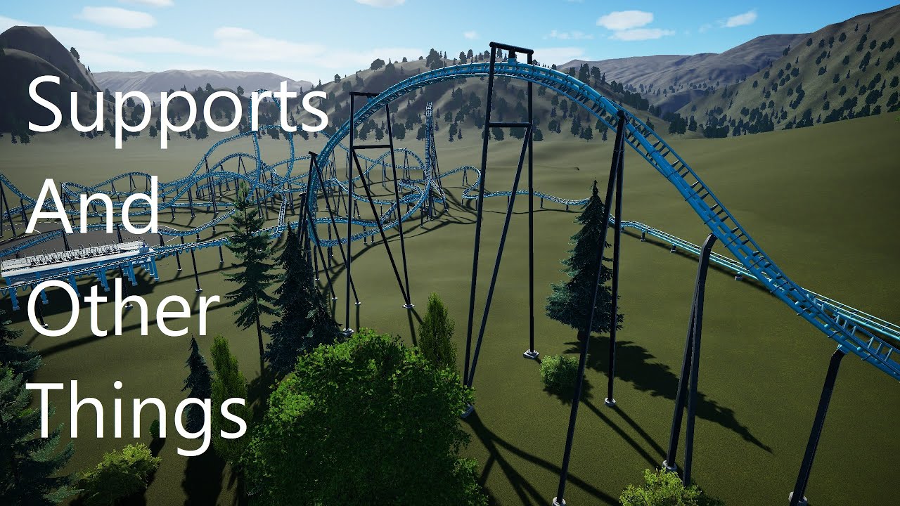 Supports And Smoothing | VECTOR Land Part 31 | Planet Coaster Modded