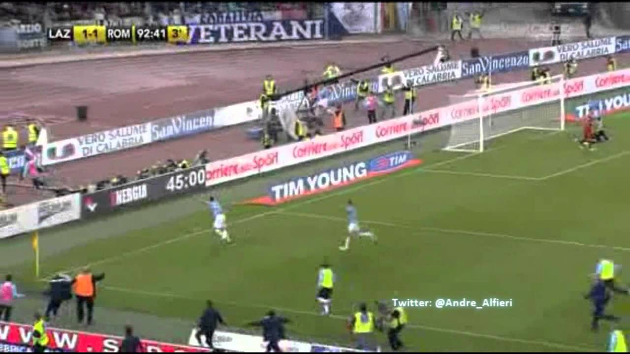 Lazio 2 Roma 1 - narração de Guido de Angelis