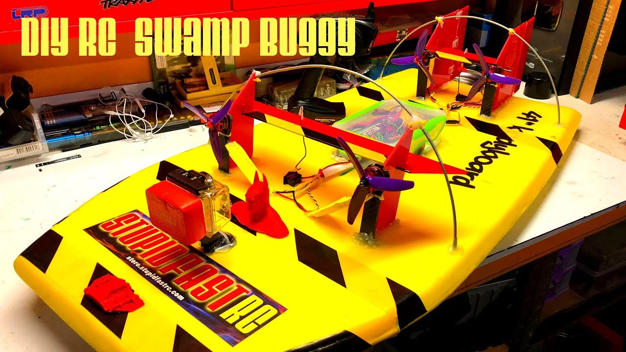 Best DIY RC Swamp Buggy Air Boat Build How to build