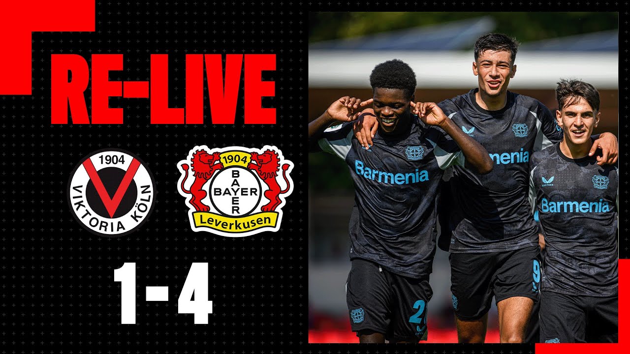 RE-LIVE: FC Viktoria Köln 🆚 Bayer 04 Leverkusen U17 1:4 | U17 DFB-Nachwuchsliga, 4. Spieltag
