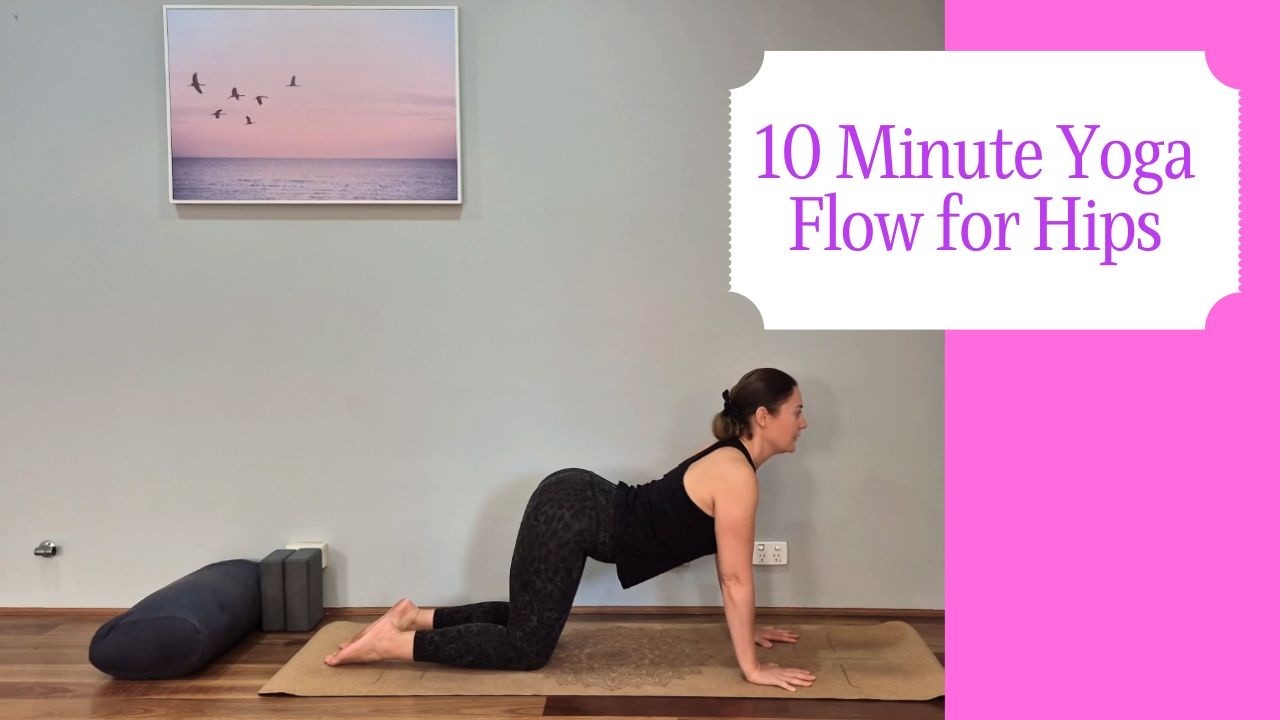 10 Minute Yoga Flow for Hips | Gentle Stretches to Open Tight Hips