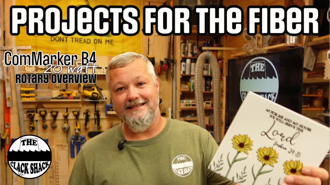Projects for the fiber- ComMarker B4 rotary overview