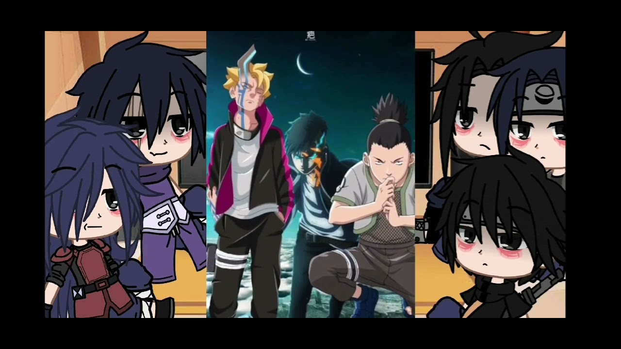 uchiha clan react to otsutsuki clan +Boruto