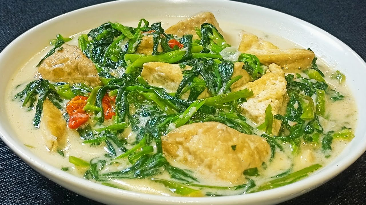 Gak Pernah Bosen Kangkung Dan Tahu Dimasak Seperti ini enak banget || olahan tahu dan kangkung