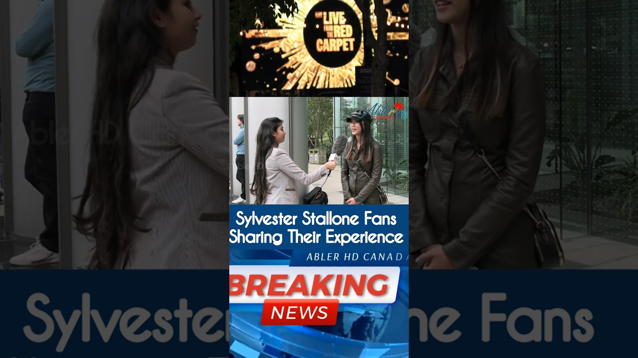 Sylvester Stallone Fans Sharing Their Experience at TIFF Red Carpet #tiff2023 #sylvesterstallone
