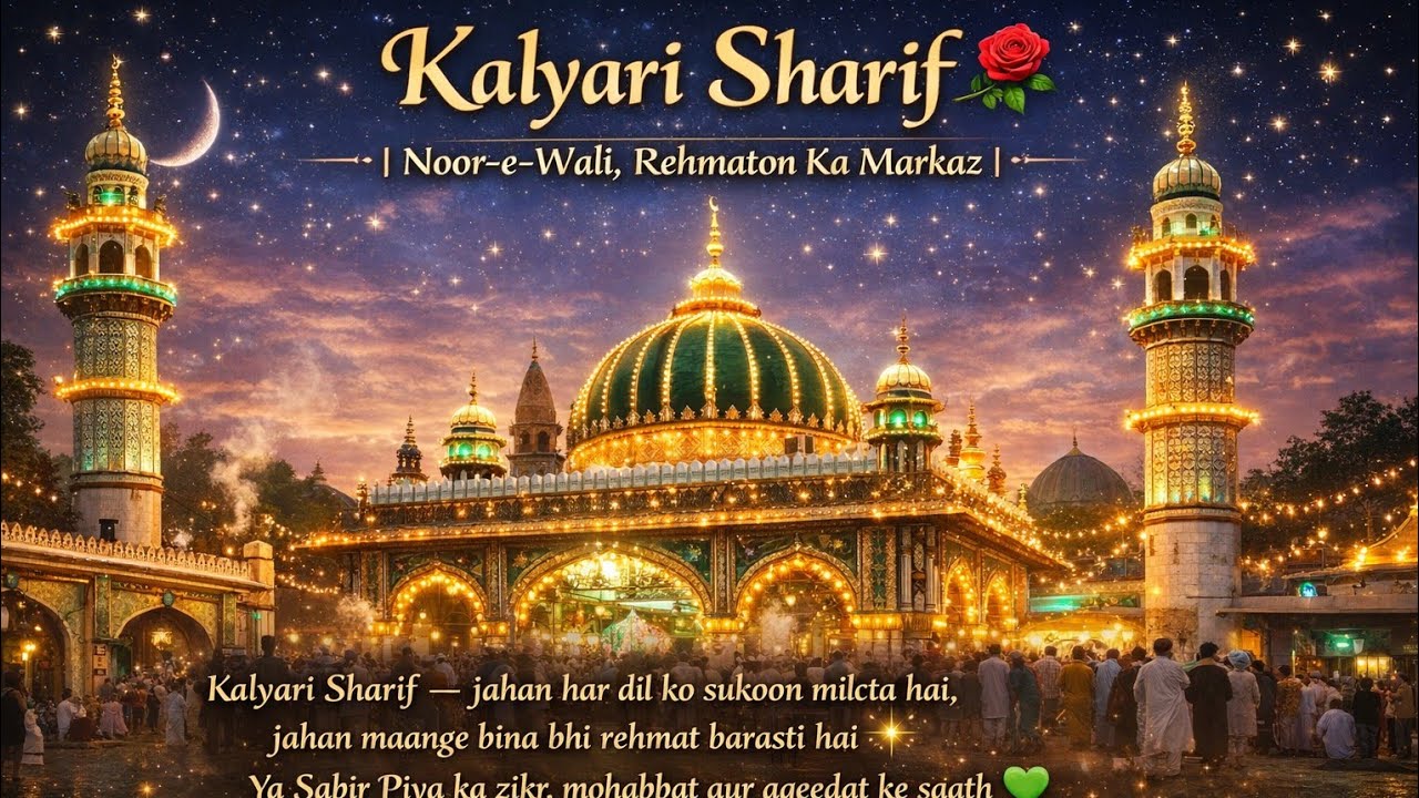 Hazrat Makhdoom Sabir Kaliyari Sharif ﷺ | Jalali Peer | Ruhani Barkat ka Markaz