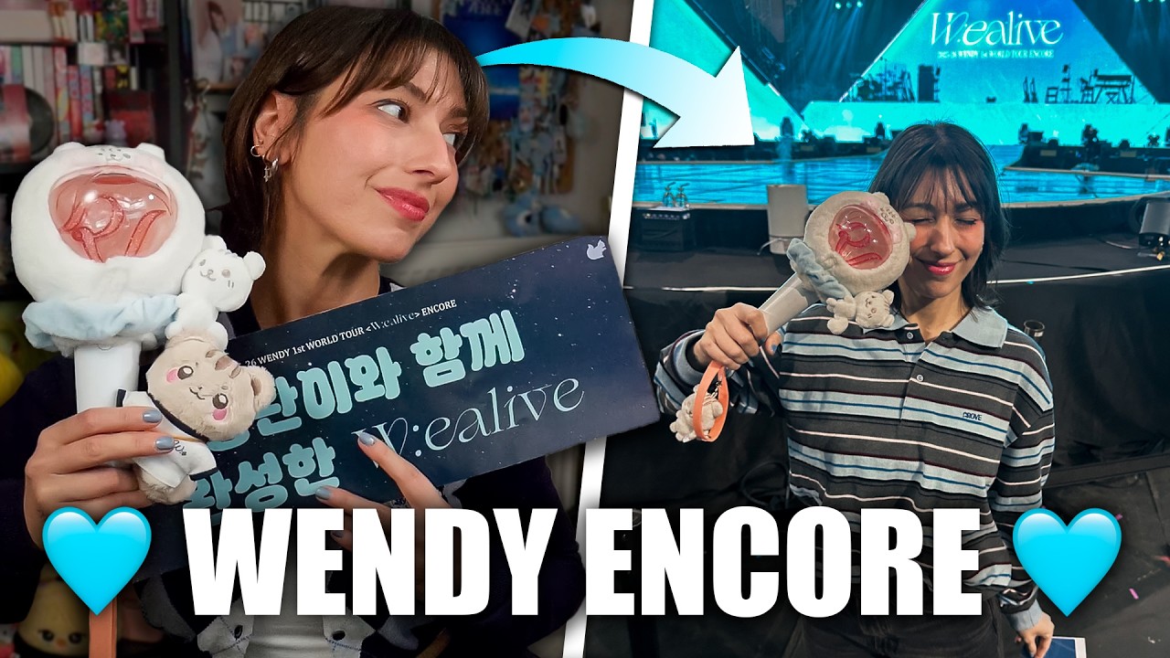 Mi experiencia en W:ealive Encore 💙 Reaccionamos al concierto de Wendy
