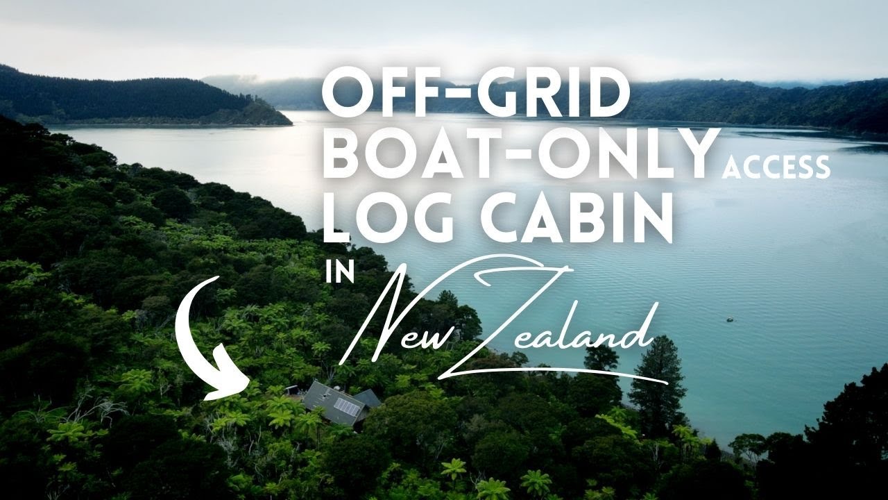 We stayed at a BOAT ONLY ACCESS + FULLY OFF GRID LOG CABIN in the Marlborough Sounds of New Zealand