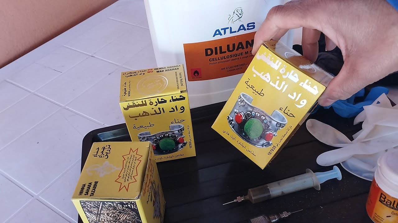 كل ما تحتاجينه لنقش الحناء ايام العيد لوازم الحناء للعيد 