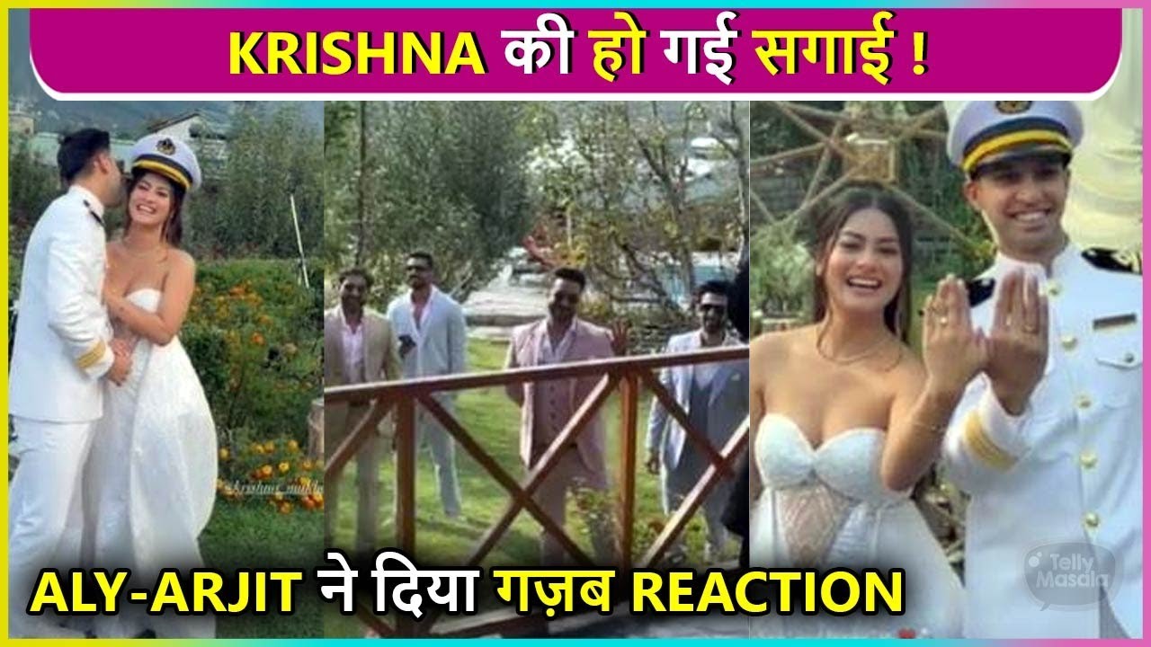 Wow ! YHM Actress Krishna Mukherjee Gets Engaged, Aly & Arjit Shower Love