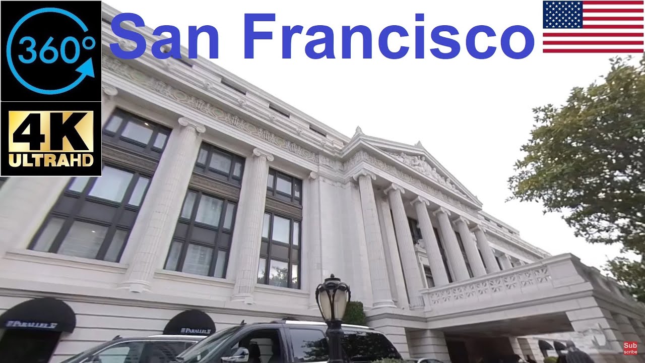 【360】 Walking to Downtown from Chinatown San Francisco 2020 4K Video tour 散步是一項好運動 ウォーキングは良いスポーツです
