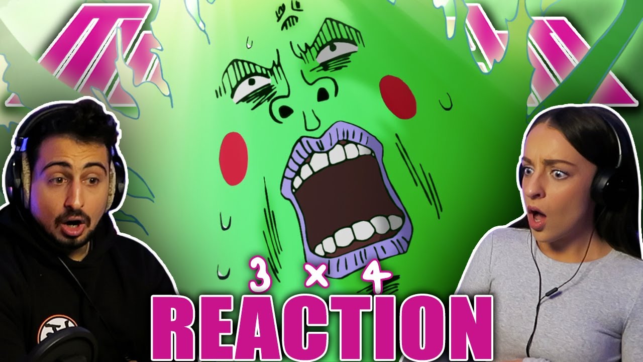 БЕЗ ЯМОЧЕК!!! РЕАКЦИЯ Mob Psycho 100 3x4!