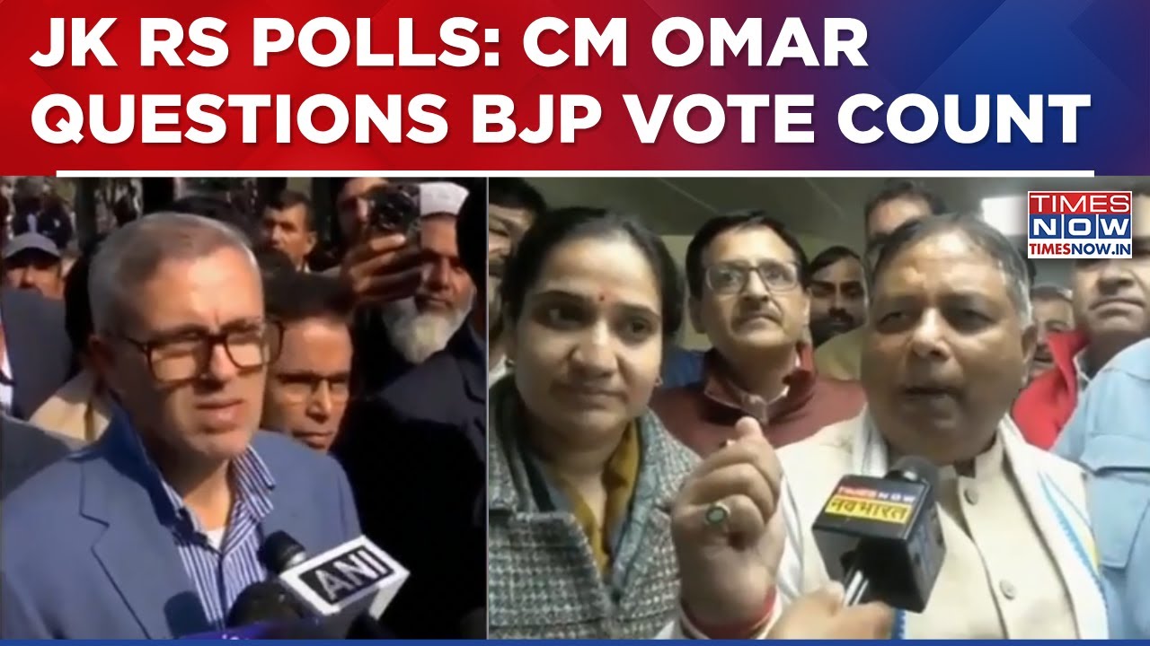 CM Omar Abdullah Questions BJP's Four Extra Votes In J&K Rajya Sabha Elections