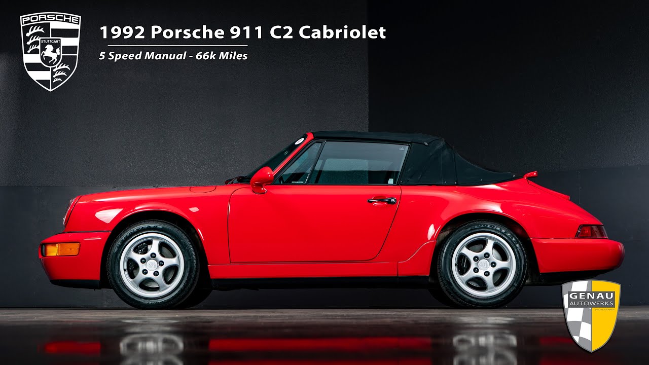 Веселье на солнце: Porsche 964 Cabriolet 1992 года выпуска!