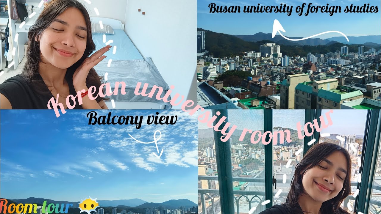 Korean university room tour| Busan university of foreign studies 🇰🇷