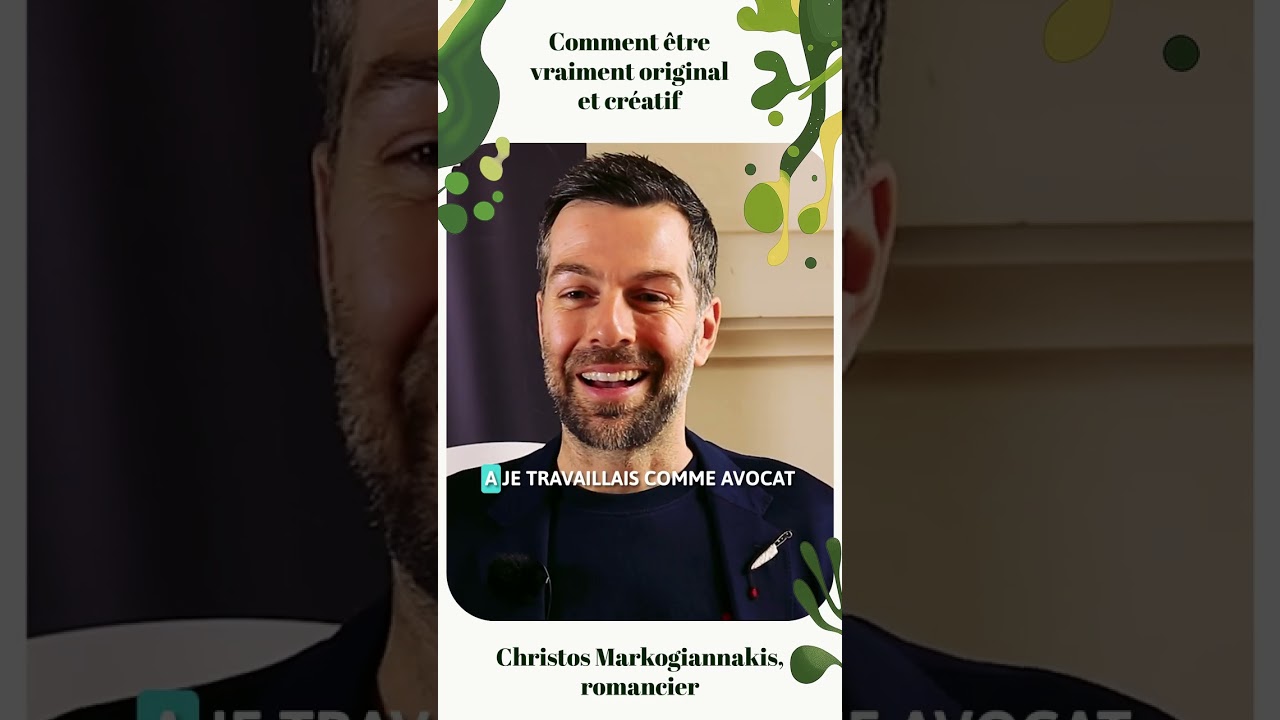 C'est quoi l'originalité ? Christos Markogiannakis, romancier criminologue