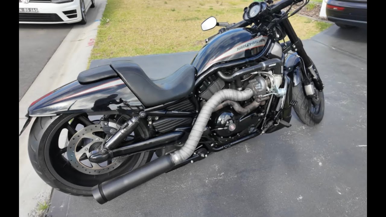 I put airbag suspension on a turbo Harley Davidson Night Rod Special!