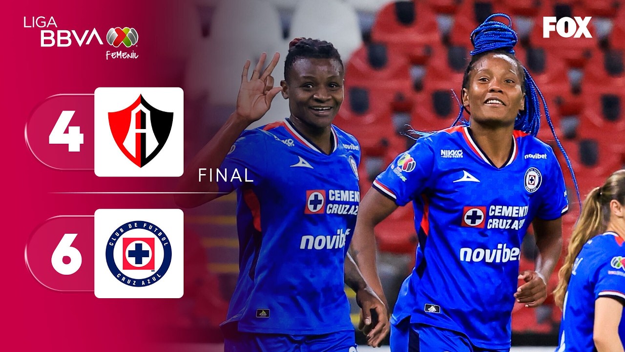 ATLAS 4-6 CRUZ AZUL | RESUMEN Y GOLES | LIGA MX FEMENIL |  CLAUSURA 2026 | JORNDA 10