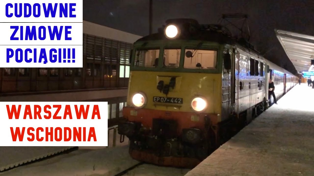 Cudowne Zimowe Pociągi stacja Warszawa Wschodnia