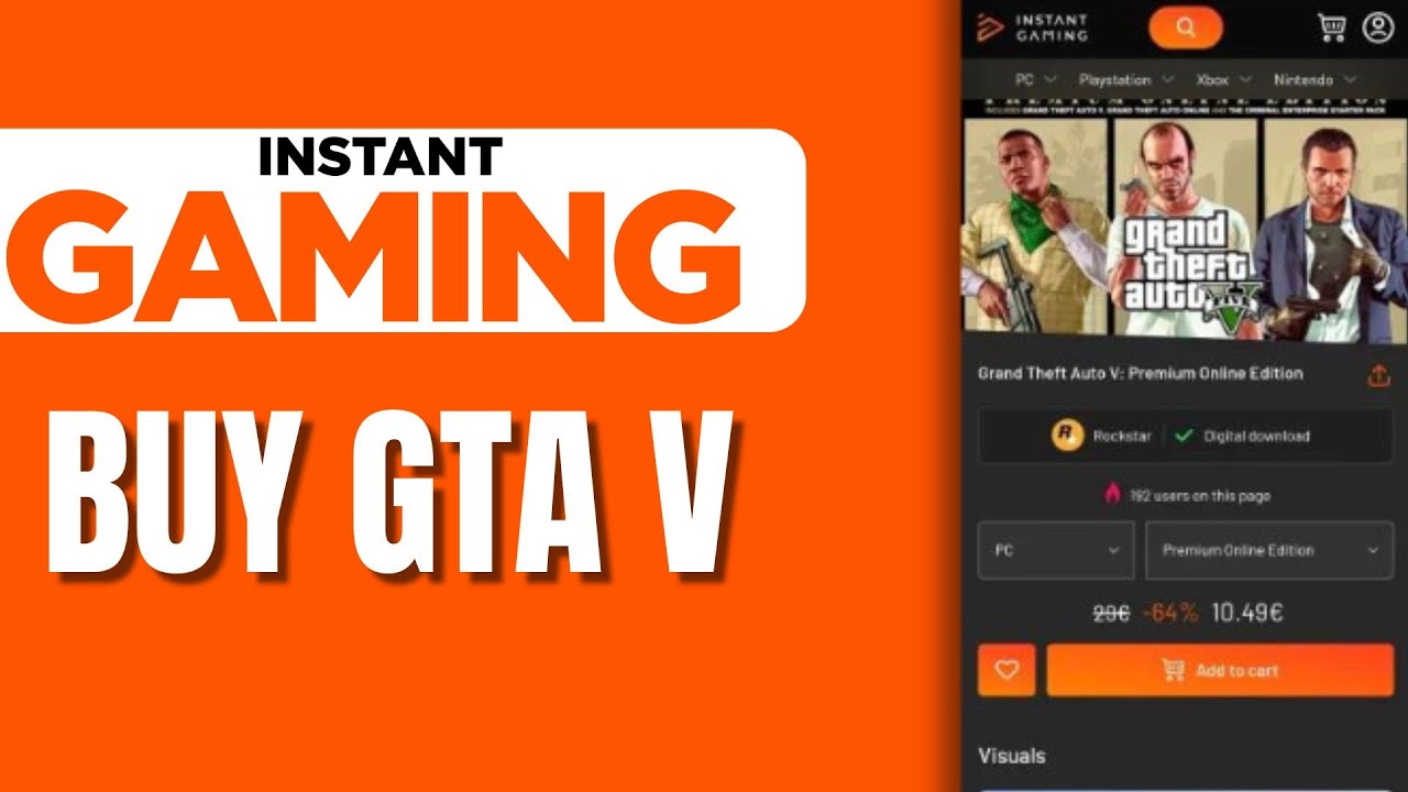How To Buy GTA 5 On Instant Gaming