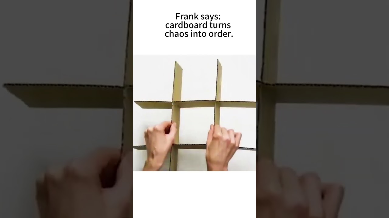 DIY Drawer Dividers with Cardboard &ndash; Easy Organizer Hack! #homerepair