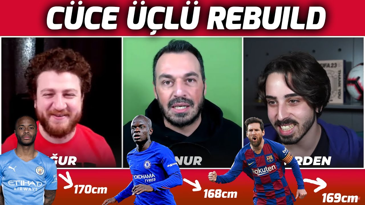 EN KISA FUTBOLCULAR // CÜCE ÜÇLÜ REBUILD // FİFA 23 KARİYER MODU // @UKarakullukcu @ardenpapazyan